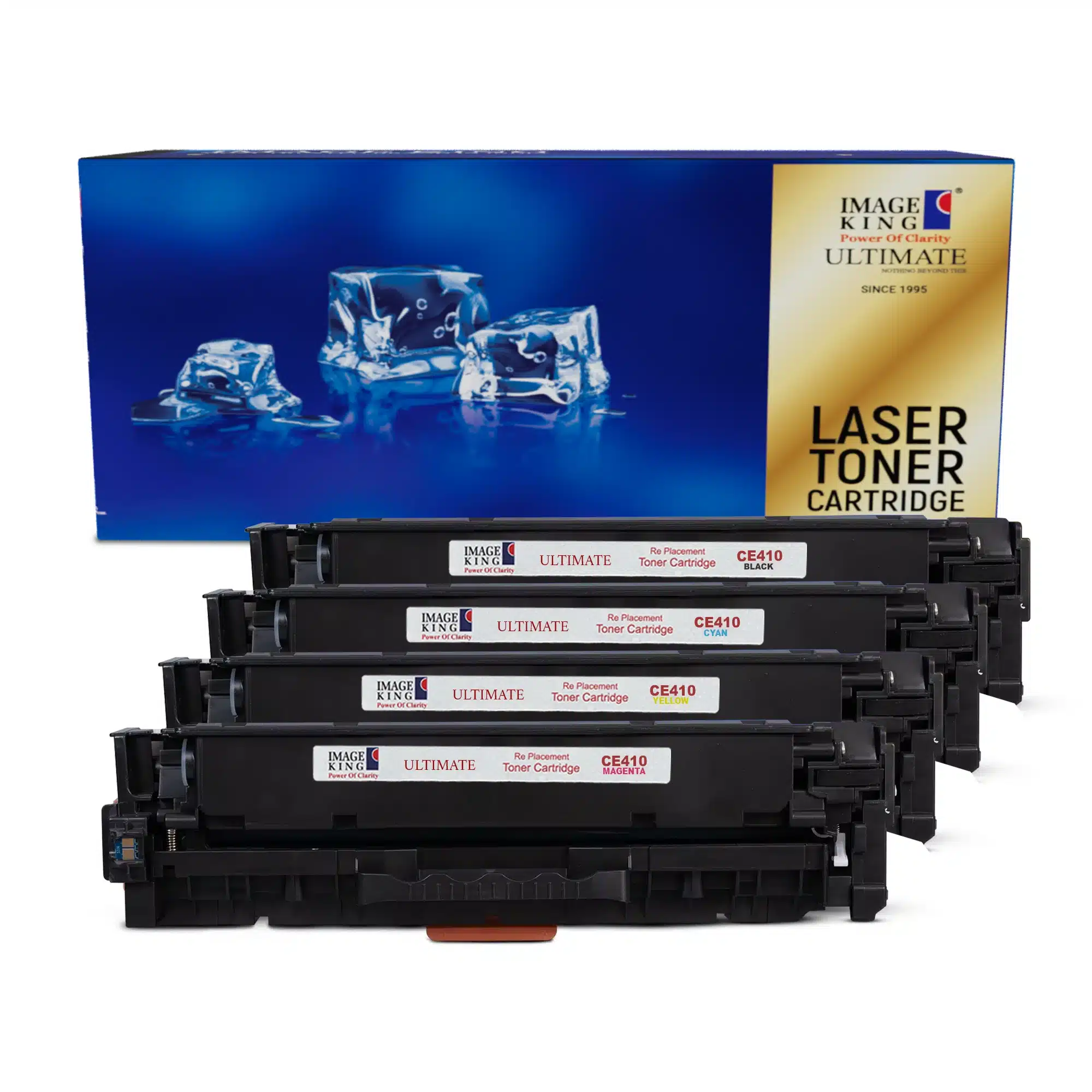 Image King Ultimate CE410 C,M,Y,K Toner Cartridge