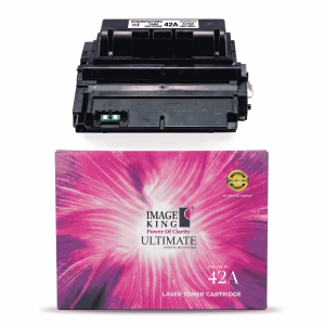 IMAGE KING 42A / Q5942A Toner Cartridge Compatible With HP LaserJet 4200, 4200n, 4200tn, 4200dtn, 4200dtns, 4200dtnsl, 4240, 4240n, 4250, 4250n, 4250tn, 4250dtn, 4250dtnsi, 4350, 4350n, 4350tn, 4350dtn, 4350dtnsi