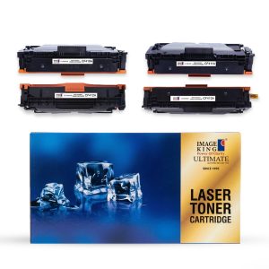 IMAGE KING CF410A / 410A (CF411, CF412, CF413) CMYK Toner Cartridge Compatible With HP Color LaserJet Pro M452dn, M452dw, M452dw, MFP M377dw, MFP M477fnw, MFP M477fdn, MFP M477fdw