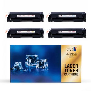 IMAGE KING CF500A / 202A (CF501A / CF502A / CF503A – Black, Cyan, Yellow, Magenta) Toner Cartridge Compatible With HP Color LaserJet M254dw, M254nw, M280nw, M281fdn, M281fdw, M281cdw